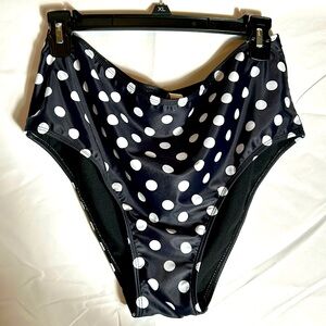 Polk a dot Bikini Bottoms Size L